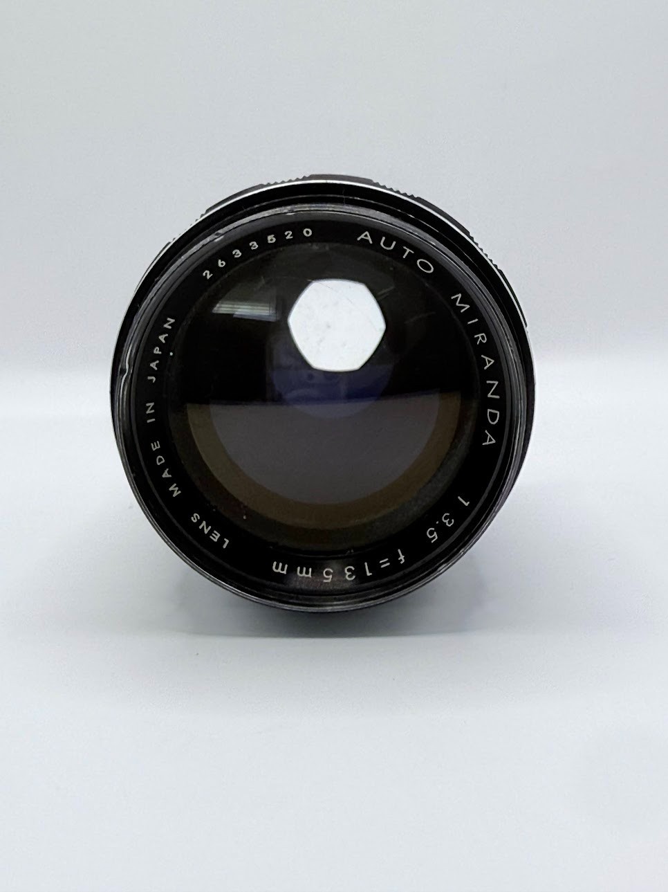Miranda Auto 135mm f/3.5 Lens 1 3.5 Made in Japan Tested Works