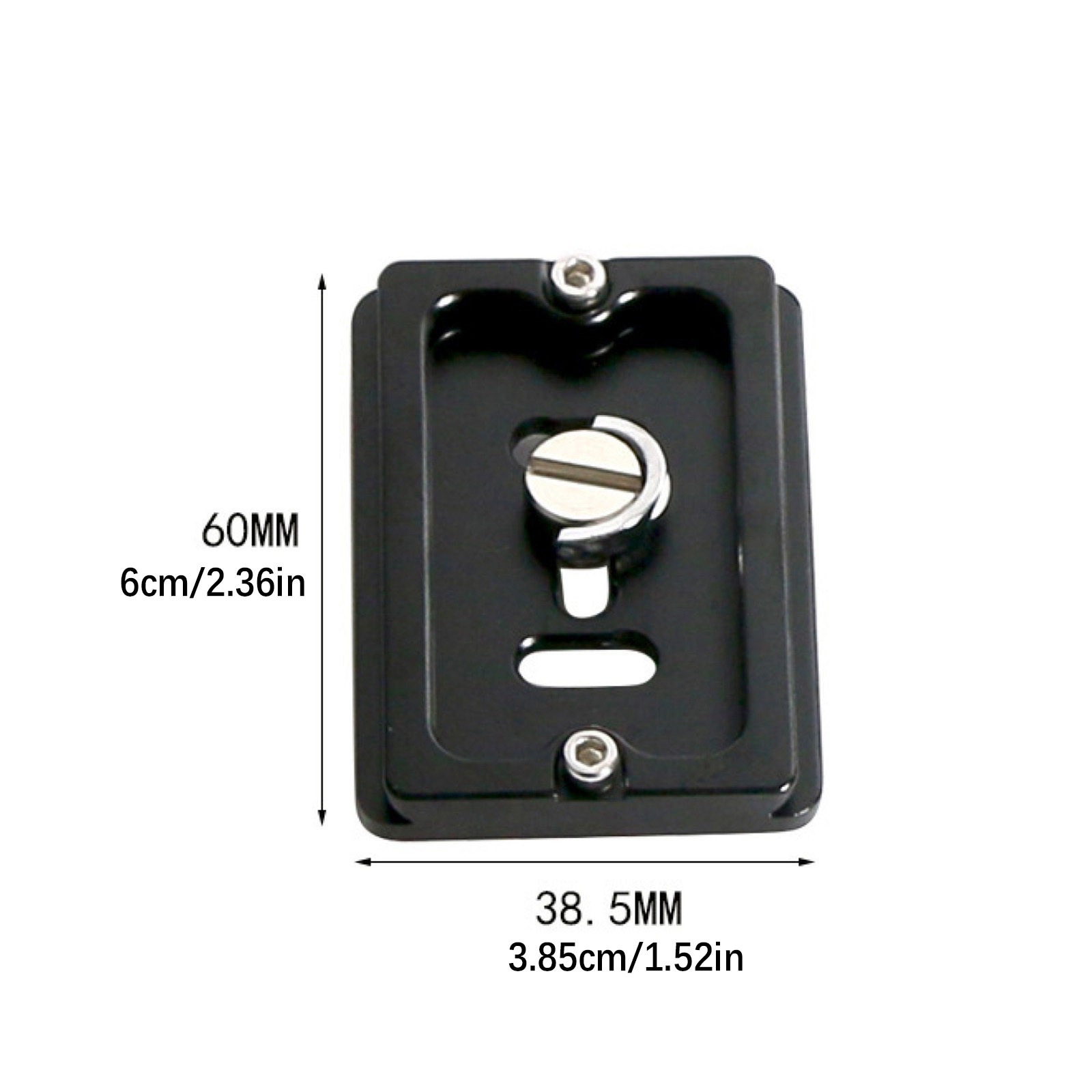 Camera Quick Release Plate Adapter Square Clamp for Arca-Swiss Tripod Ball Head