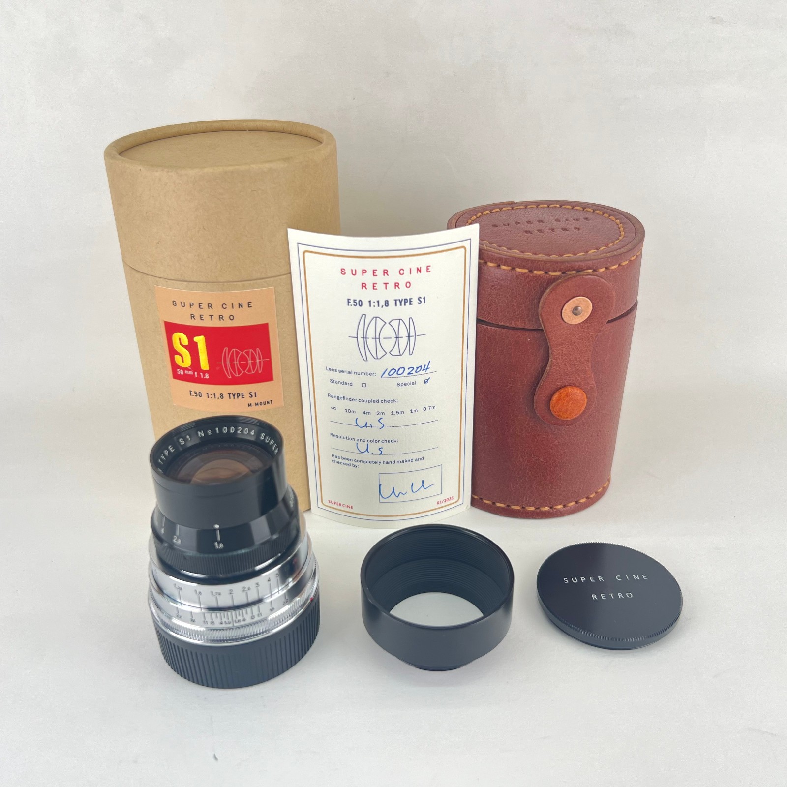 imitation of Angenieux S1 50mm F1.8 Super Cine Retro for Leica M6 M240P M10 M11