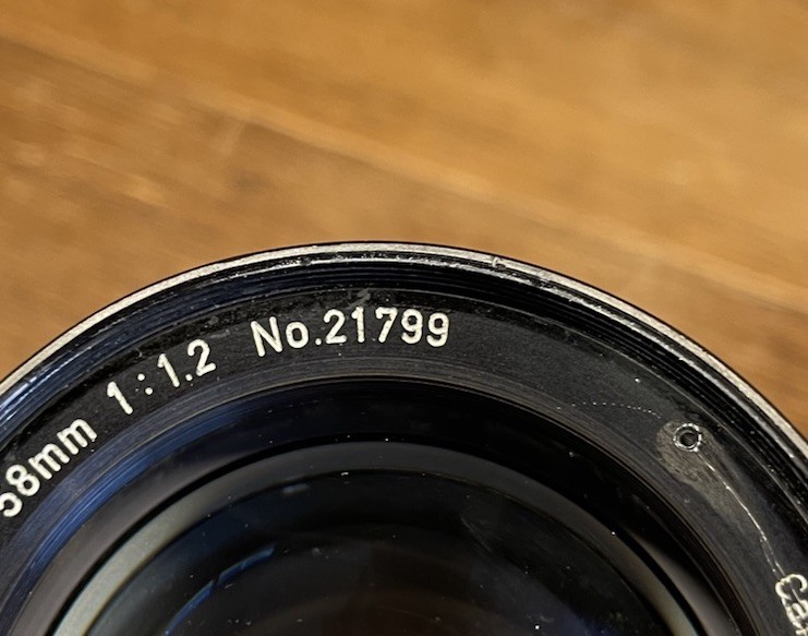 *CLA’d : Near Mint* Canon FL 58mm F/1.2 Prime MF Standard Lens From Japan