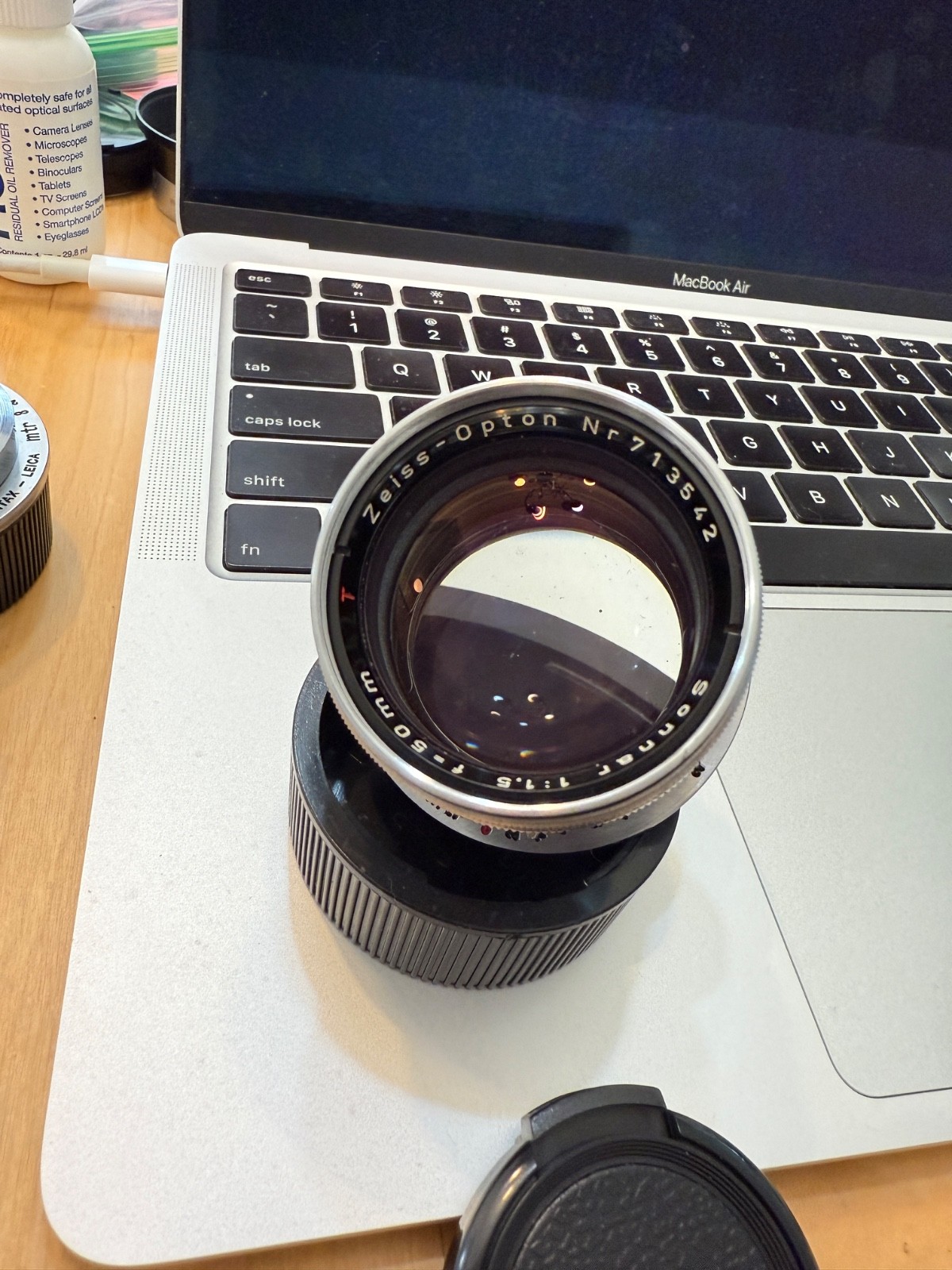 Zeiss Contax 50mm 5cm Sonnar Lens Rangefinder Adapter Leica M Amedeo Converter