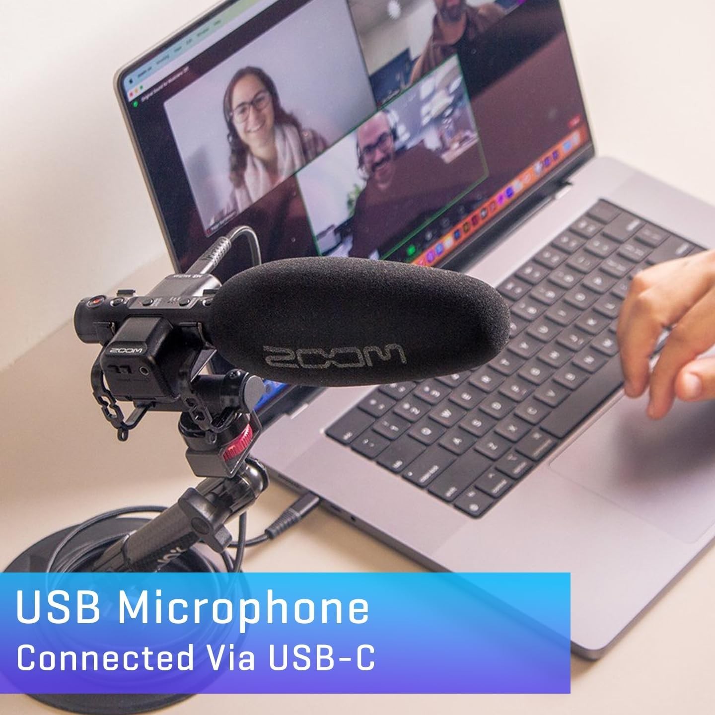 Zoom M3 MicTrak Stereo On-Camera Shotgun Microphone with 32-Bit Float NEW