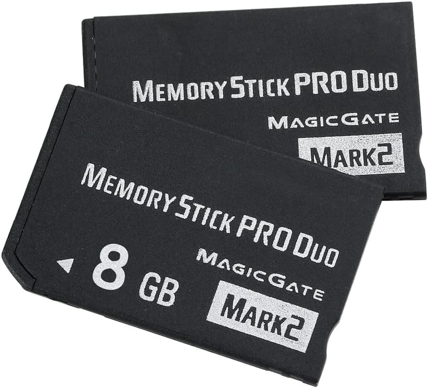 MS 8GB Memory Stick PRO Duo (Mark 2) for PSP Accessories Black