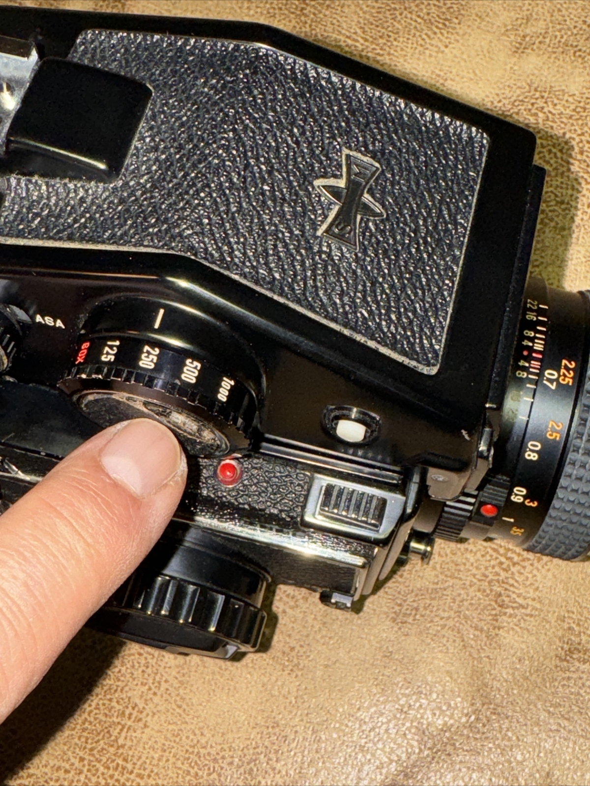 Mamiya M645 Medium Format Film Camera + SEKOR C 80mm f/2.8 Lens. ALAD