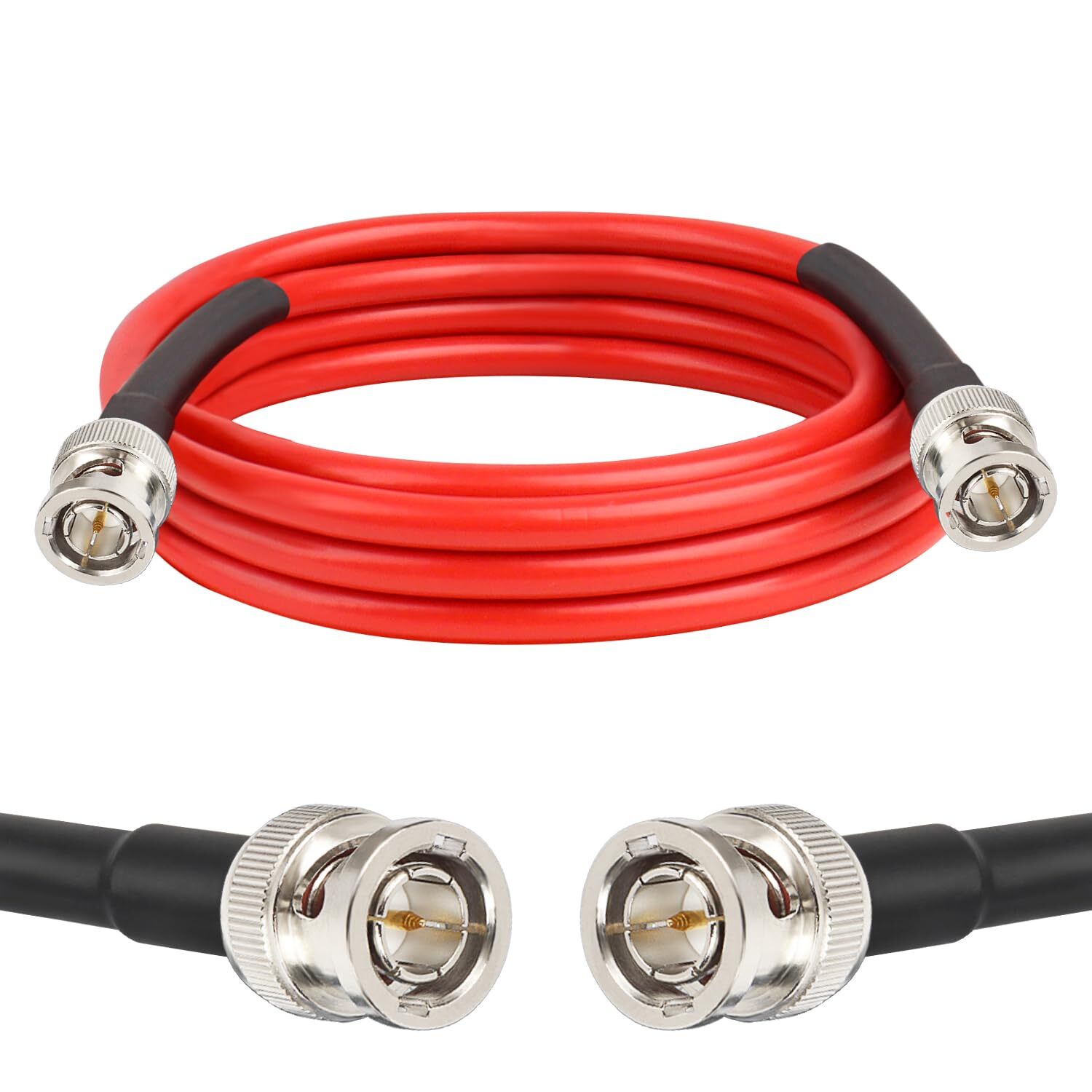 12G SDI Cable 6FT, SDI Video Cable 3G/6G/12G 75ohm RG6 BNC Cable Supports HD-…