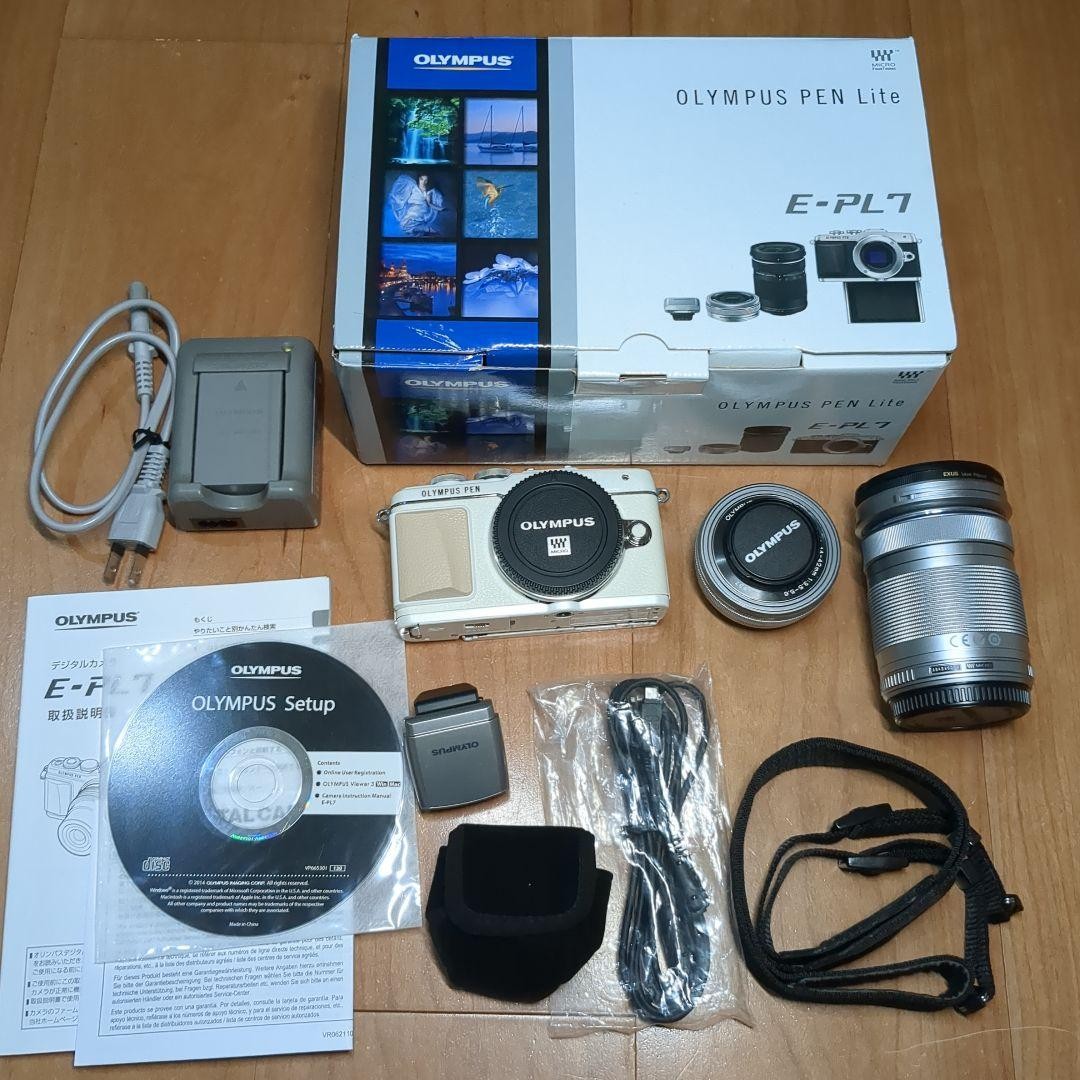 OLYMPUS PEN Lite E-PL7 WHITE Camera