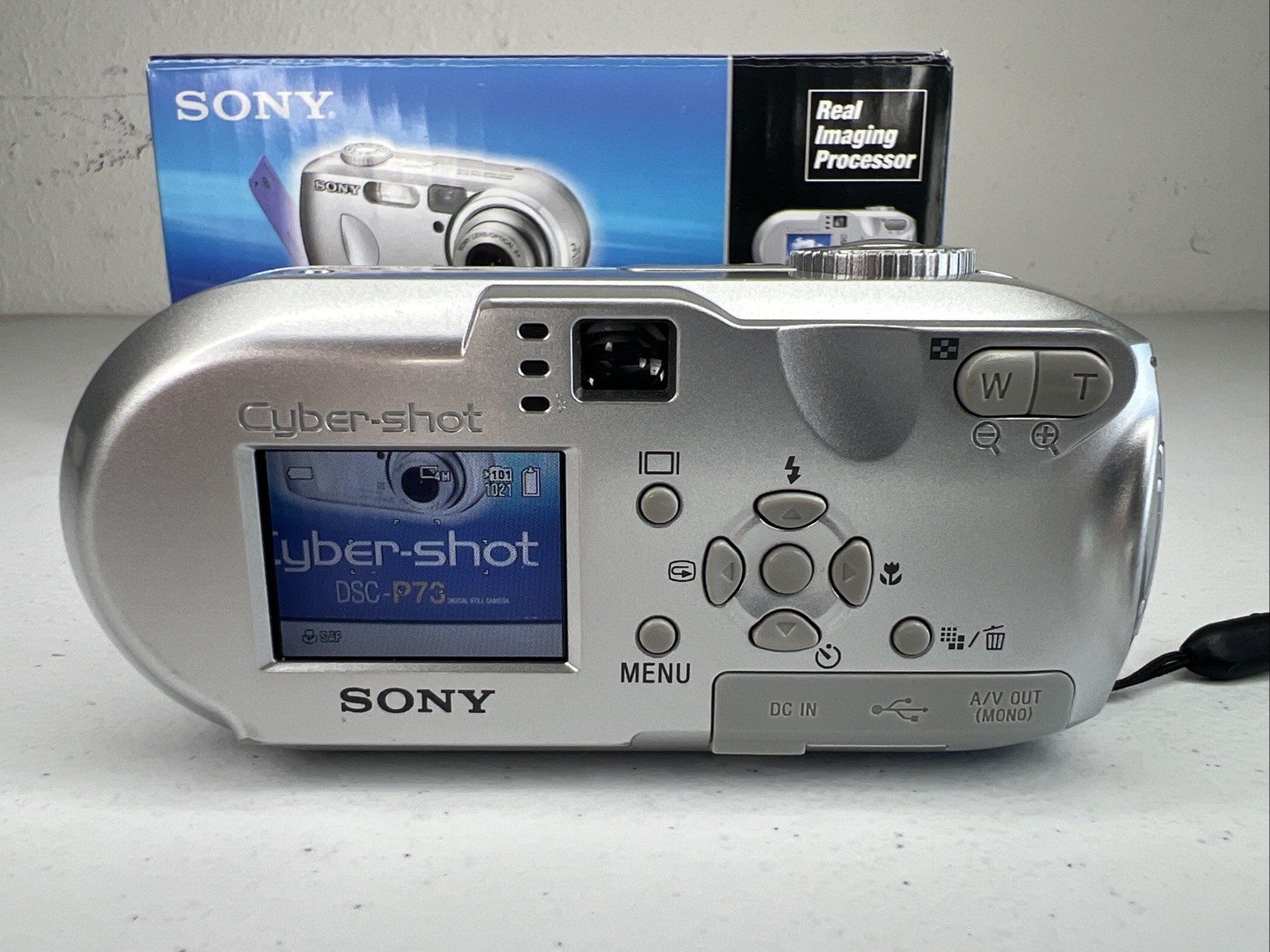 Sony Cyber-Shot DSC-P73 4.1MP Compact Digital Camera In Original Box Tested Work