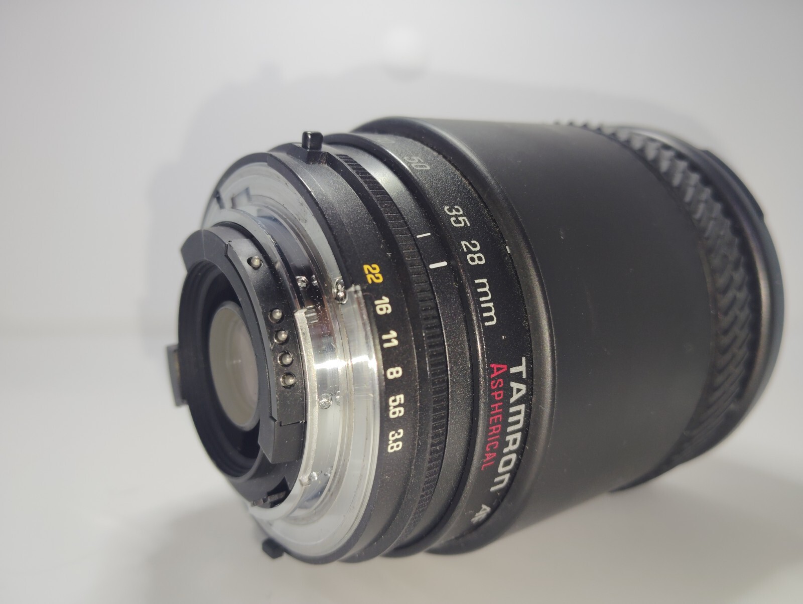 Tamron AF 28-200mm f3.8-5.6 Aspherical Lens For Nikon F φ72 71DN ∞-2.1m(6.9ft)