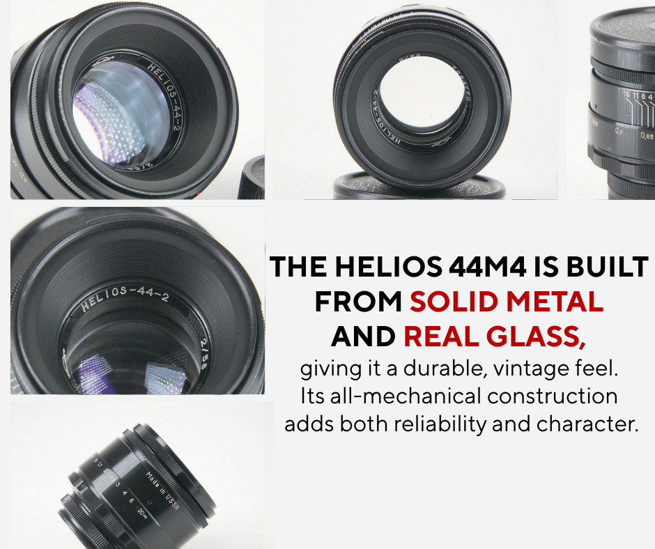 SERVICED Helios-44 ZEBRA GLOSSY 2/58 RARE Vintage Portrait Lens SONY E mount