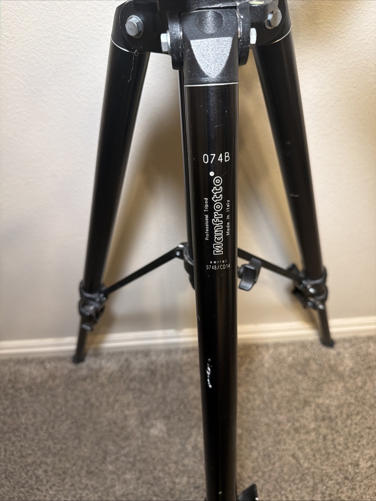 Manfrotto 074B Professional Tripod With Manfrotto # 29 Mk2 Head