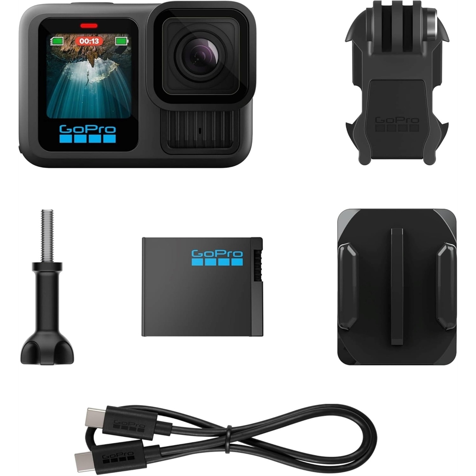 GoPro HERO13 27.6MP Action Camera, Black