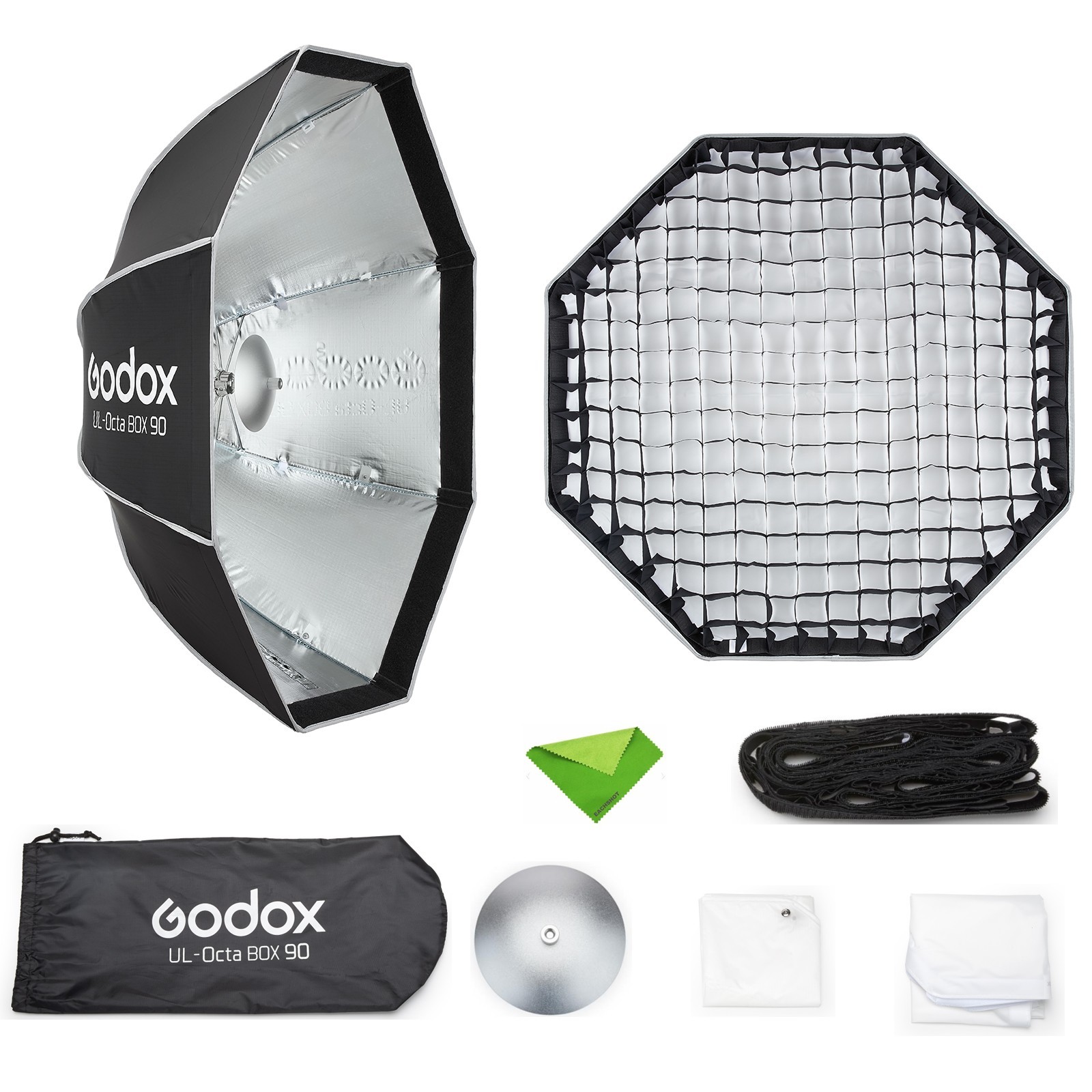 Godox UL-Box Octa-90 35.4Inch/90cm Octagon Quick Release Umbrella Softbox w/Grid