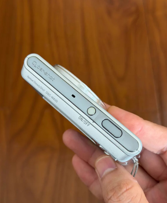 Silver Sony Cyber-Shot DSC-W830 20.1MP 8x Optical Zoom Digital Camera English