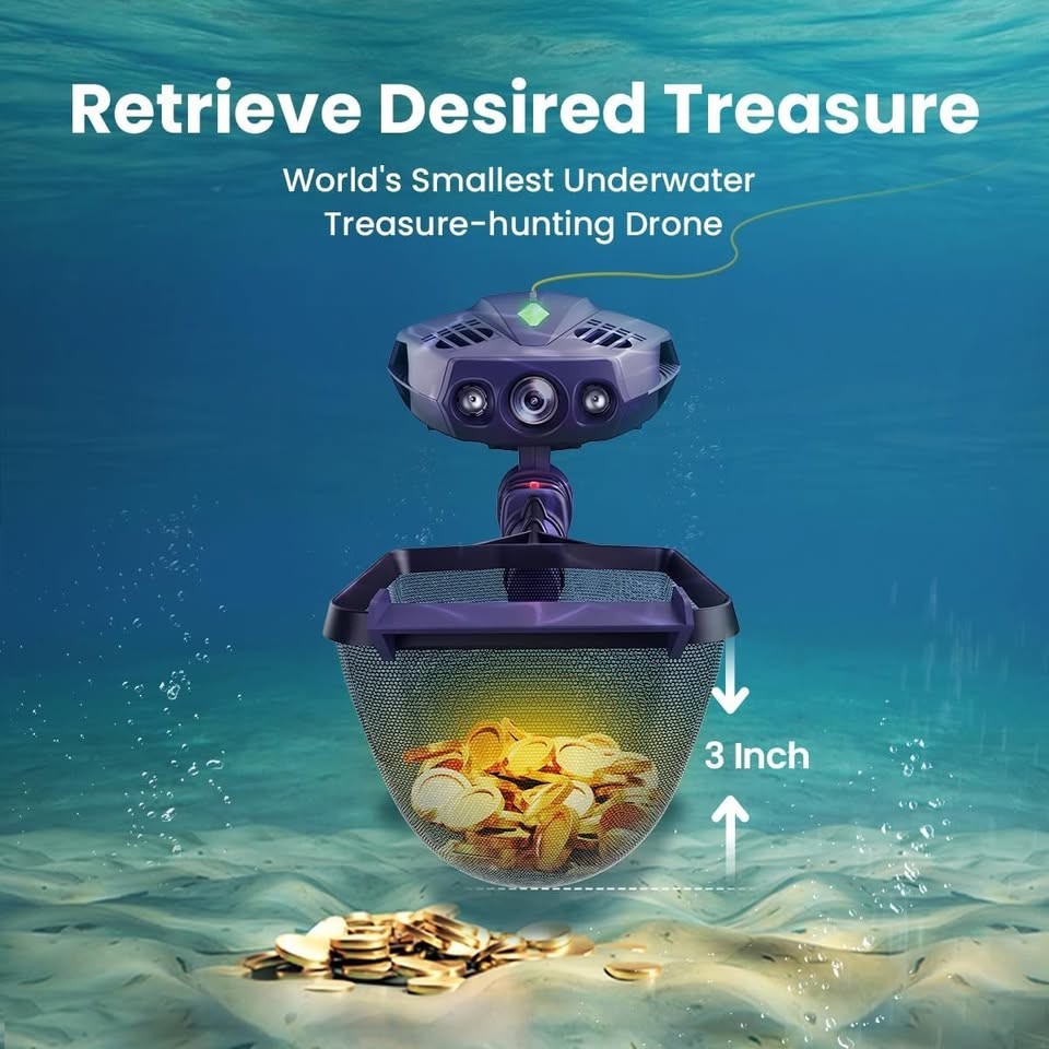 CHASING Dory Explore Underwater Treasure Hunting Drone