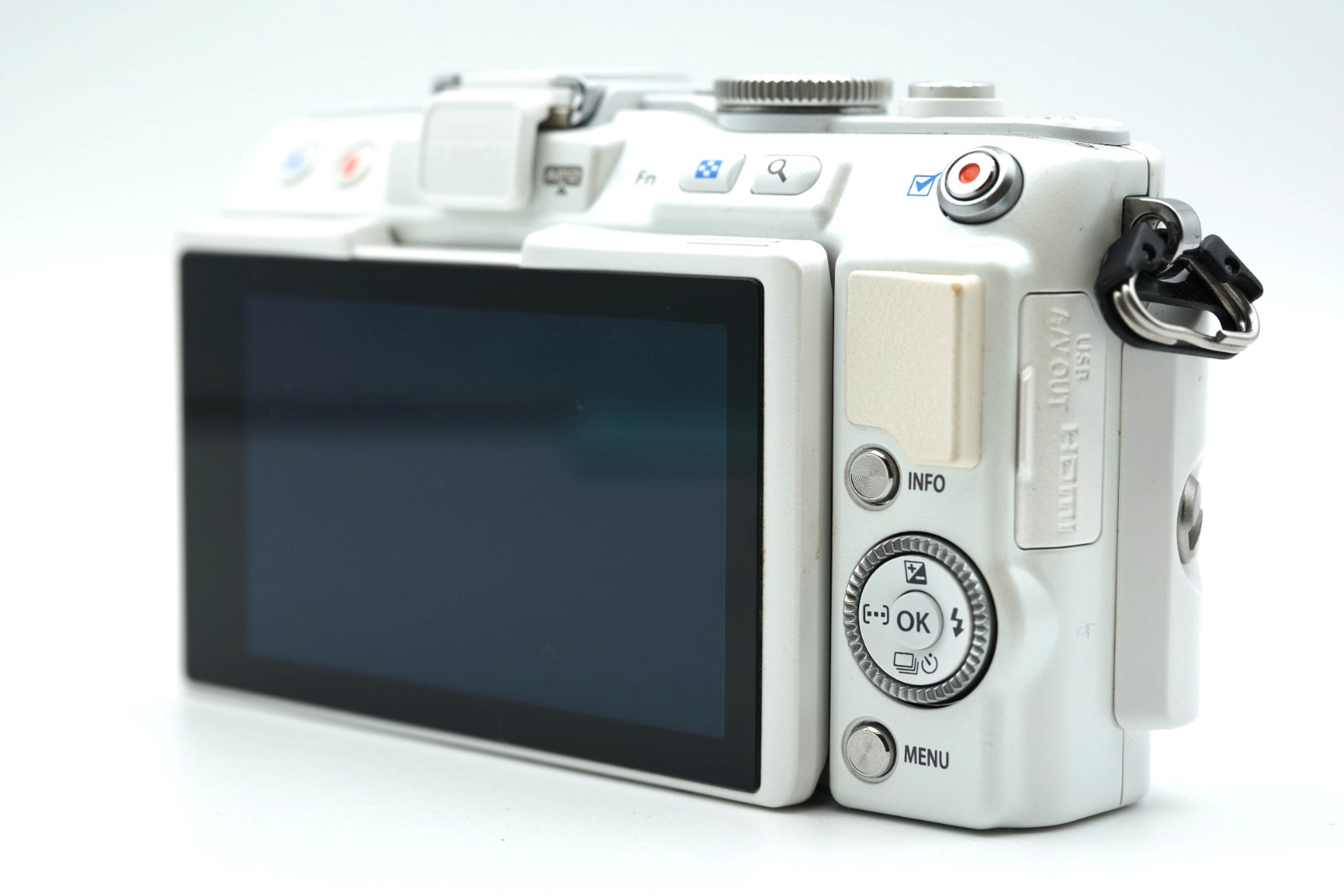 [US DUTY PAID] Olympus Pen Lite E-PL6 16.0MP white Body Only [SC 1712] #001