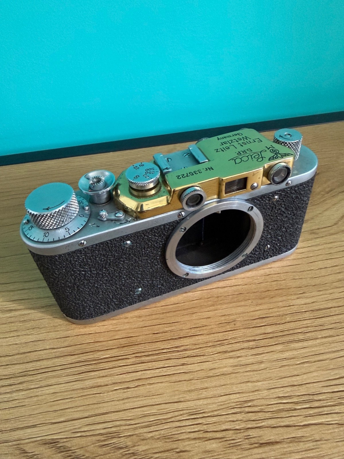 FED Rangefinder Camera Body – Leica Top Plate Cover – Body Only – Excellent Cond