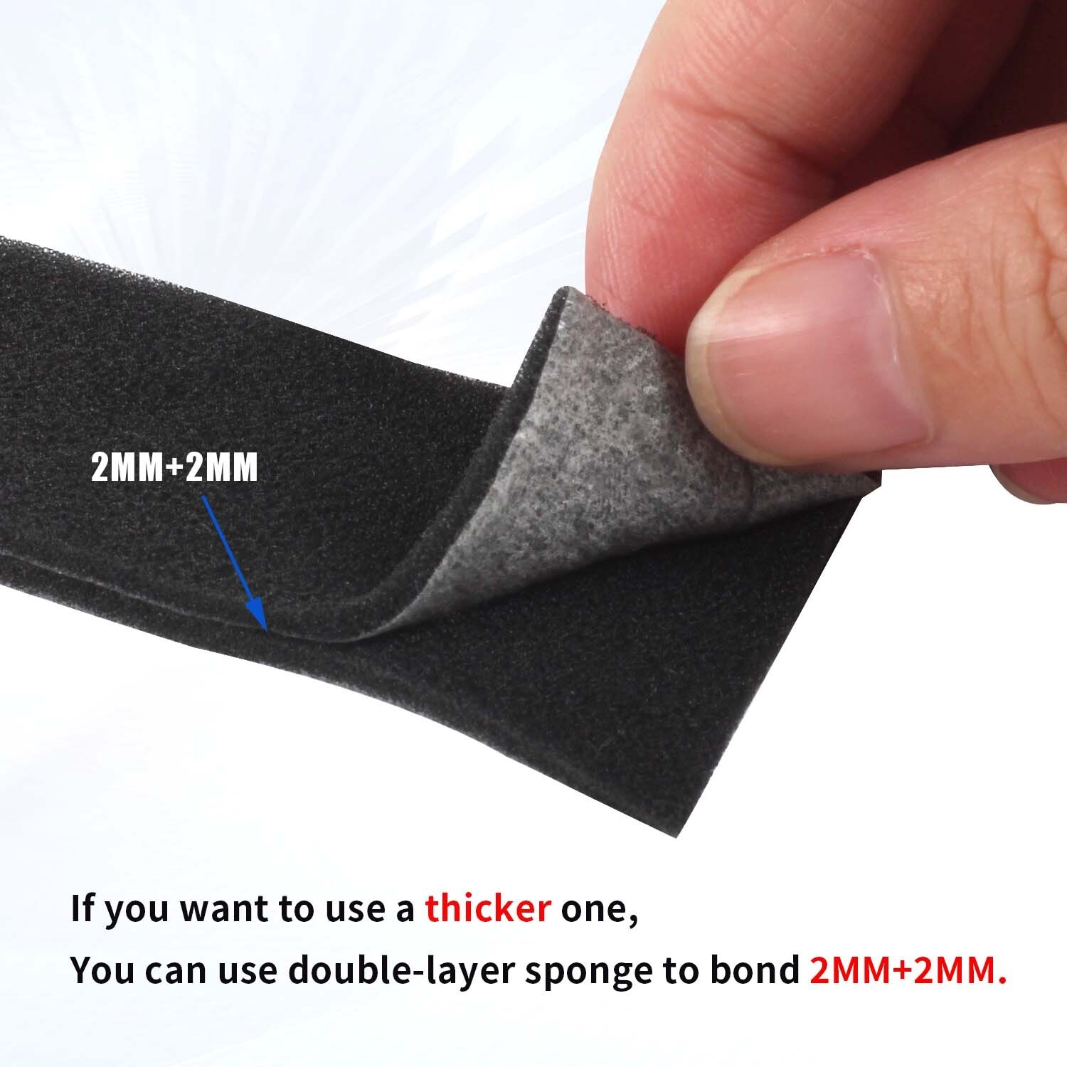 10x20cm Film Camera Back Repair Light Proof Seal Foam Sponge Adhesive Sheet US
