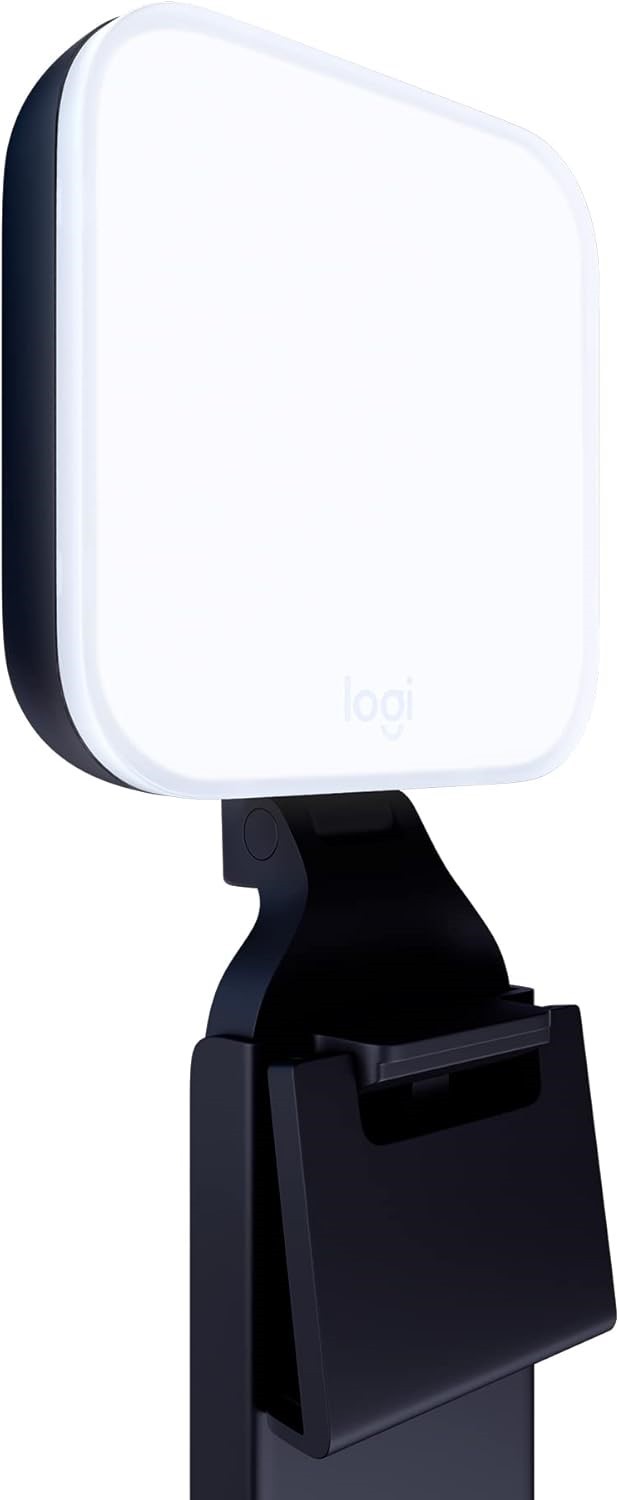 Logitech For Creators Litra Glow Premium LED Streaming Light w/Adjustable Mount
