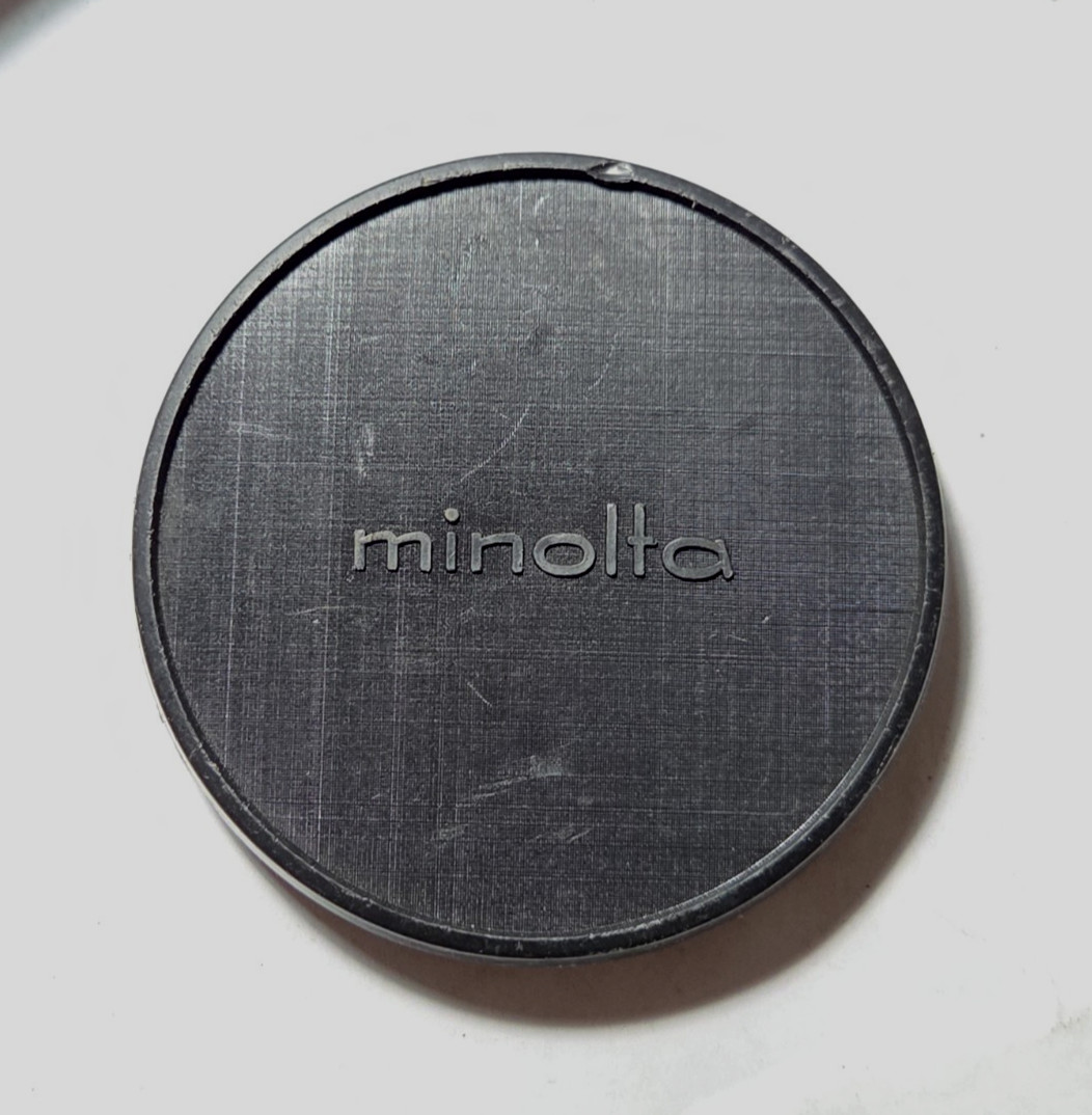 Minolta Plastic 75mm Push-On Front Lens Cap for 72mm Filter Front GENUINE OEM