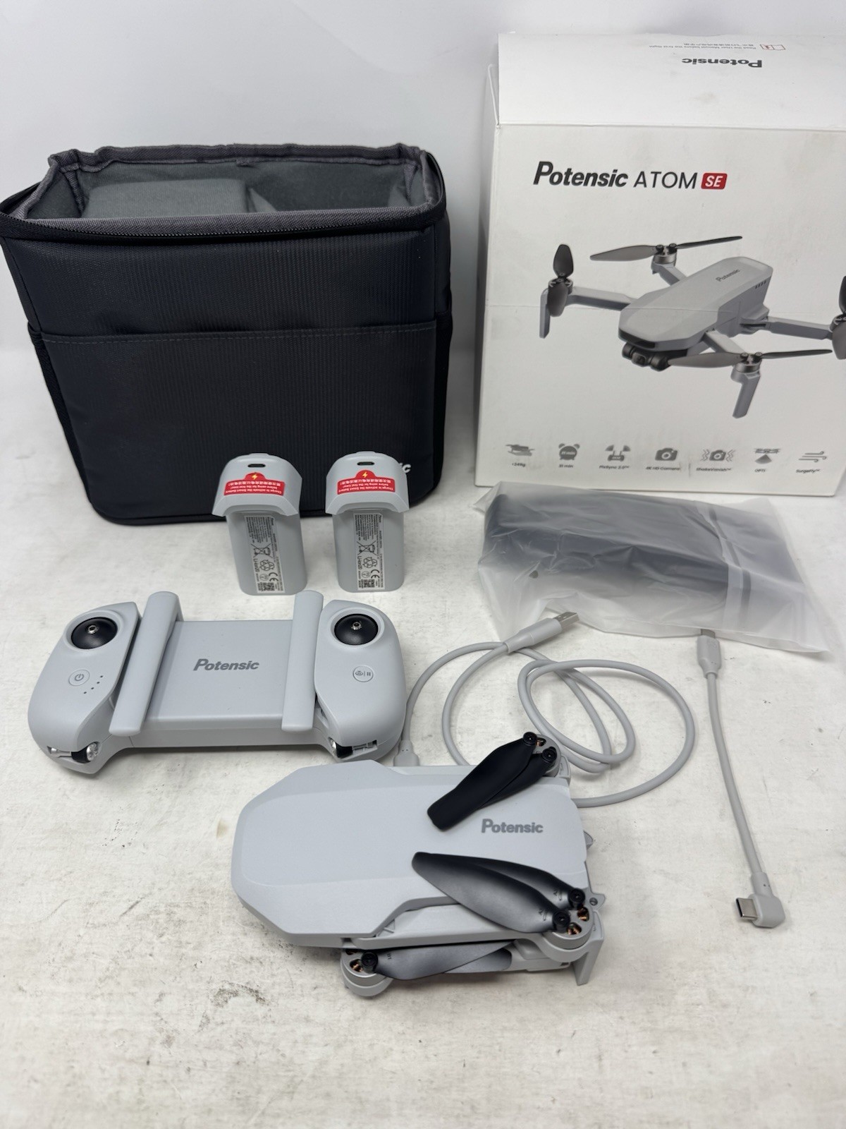 Potensic ATOM SE Drone with 4K Camera 4KM Transmission GPS Foldable Mini Drones