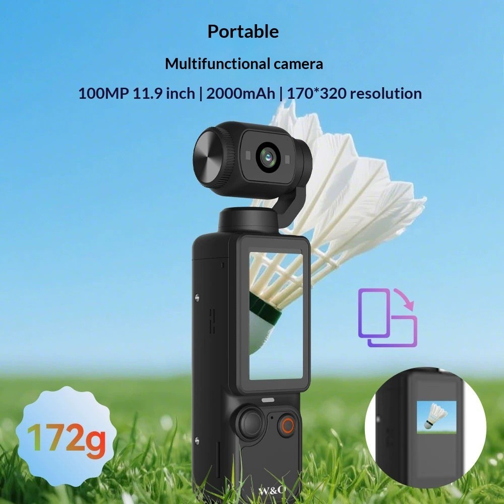 Pocket-sized HD Handheld Gimbal Ultra-clear Anti-shake Camera
