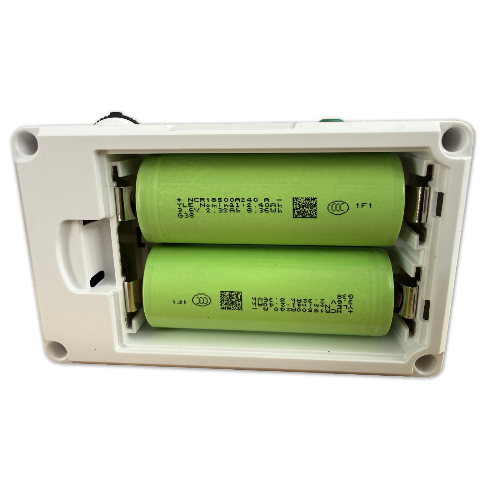 Powerplay Battery 18500 18490 2400mAh 3.7V Rechargable Li-ion ImmersionRC 2-Pack