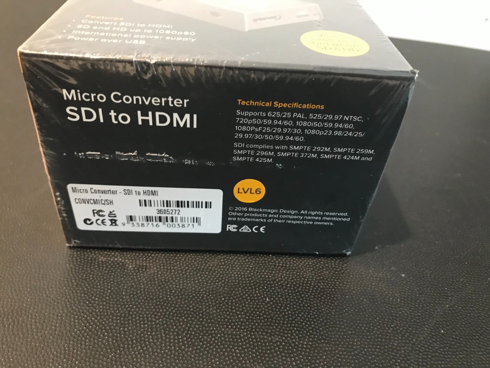 BlackMagicDesign Micro Converter HDMI to SDI 3G