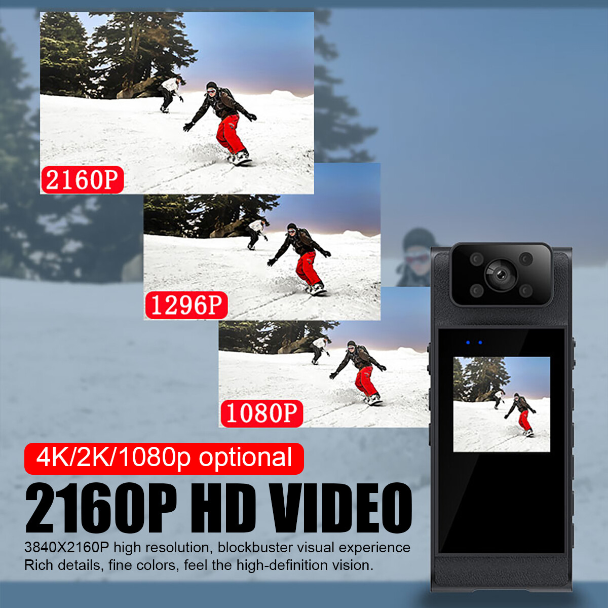 4K HD WIFI Mini Action Camera Body Sports Cam Video Ourdoor Recorder Magnet Cam