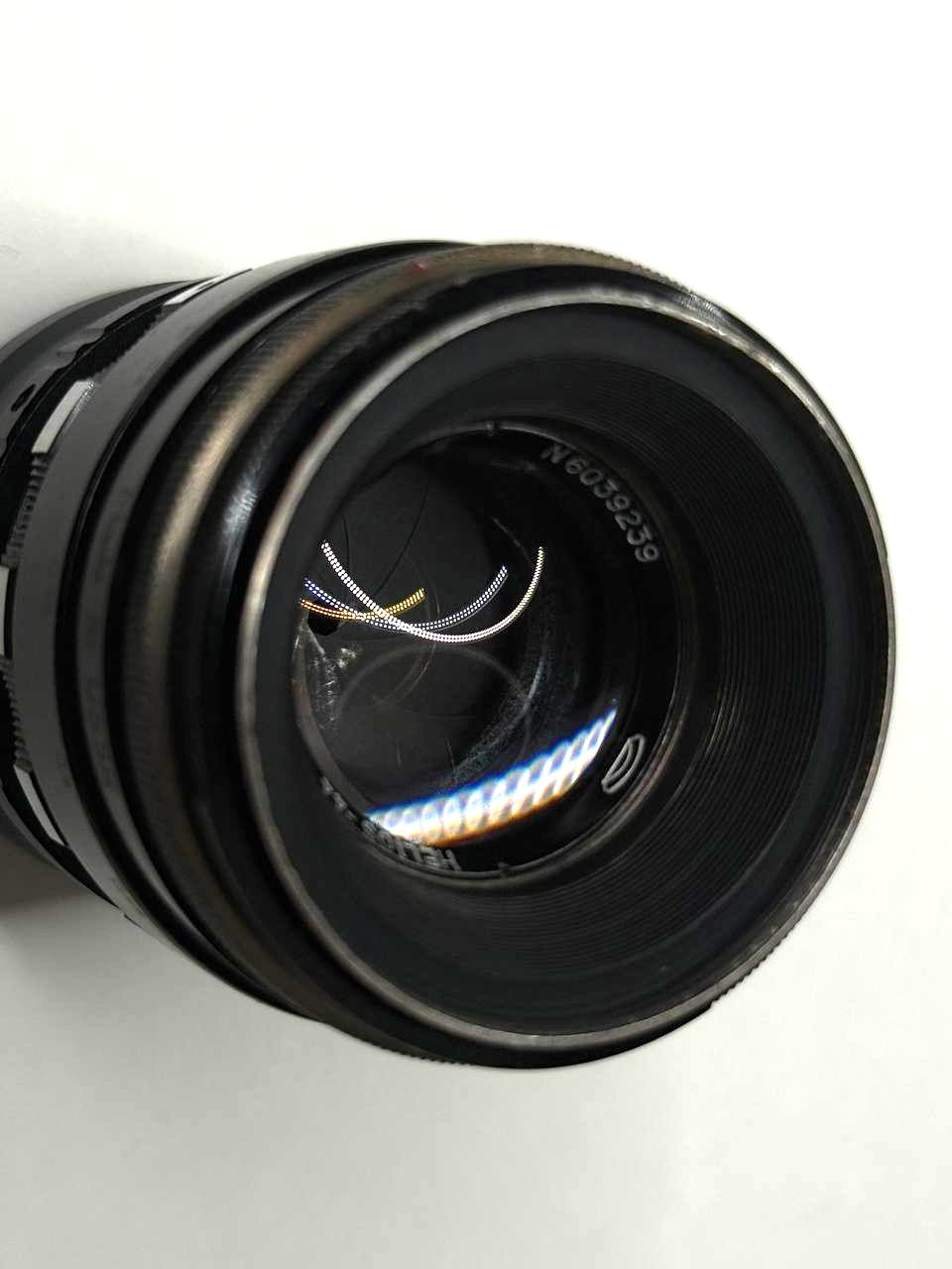 SERVICED Helios-44 ZEBRA GLOSSY 2/58 RARE Vintage Portrait Lens SONY E mount