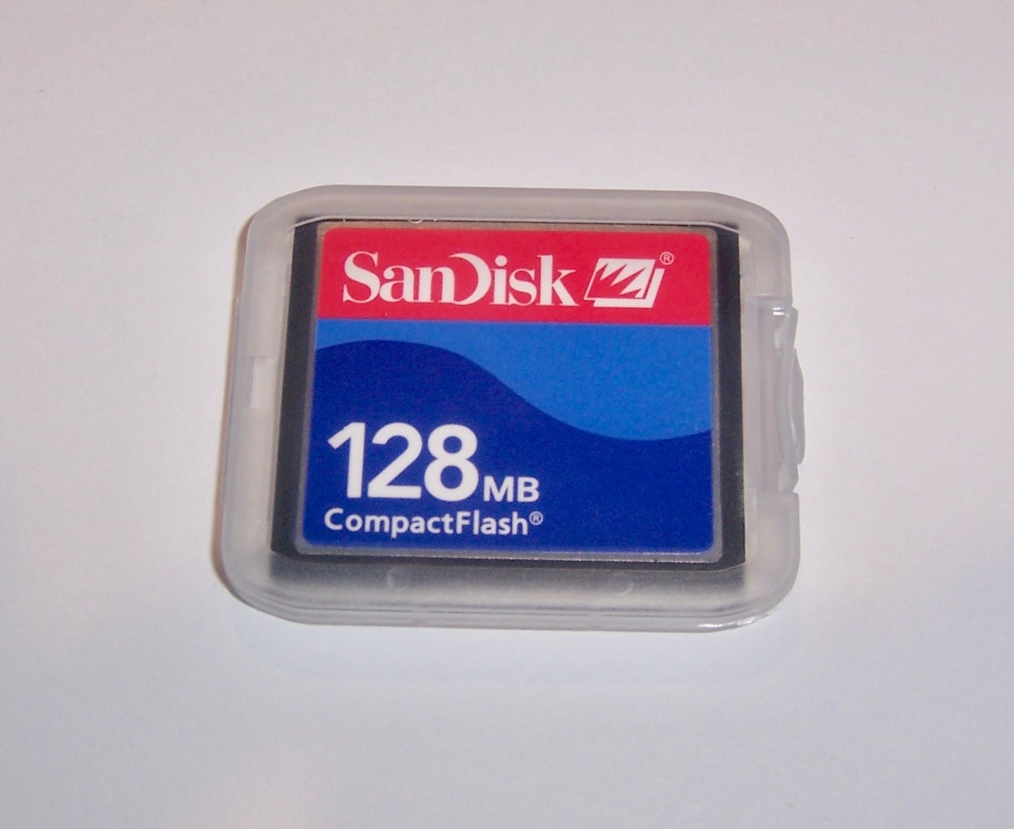 2 New 128mb Sandisk Compact Flash Memory Cards 128 mb CompactFlash 2 pcs New