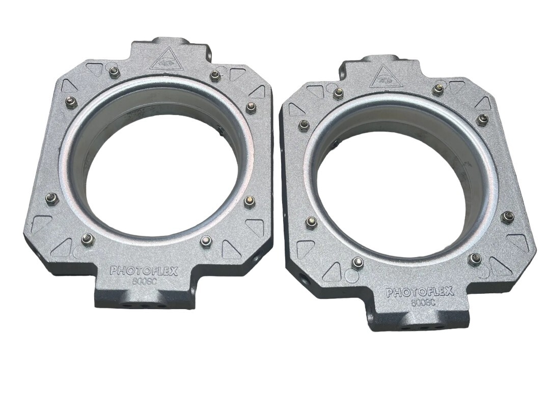 Set Of 2 Photoflex 800SC Aluminum Speed Ring For Elinchrome **SALE**
