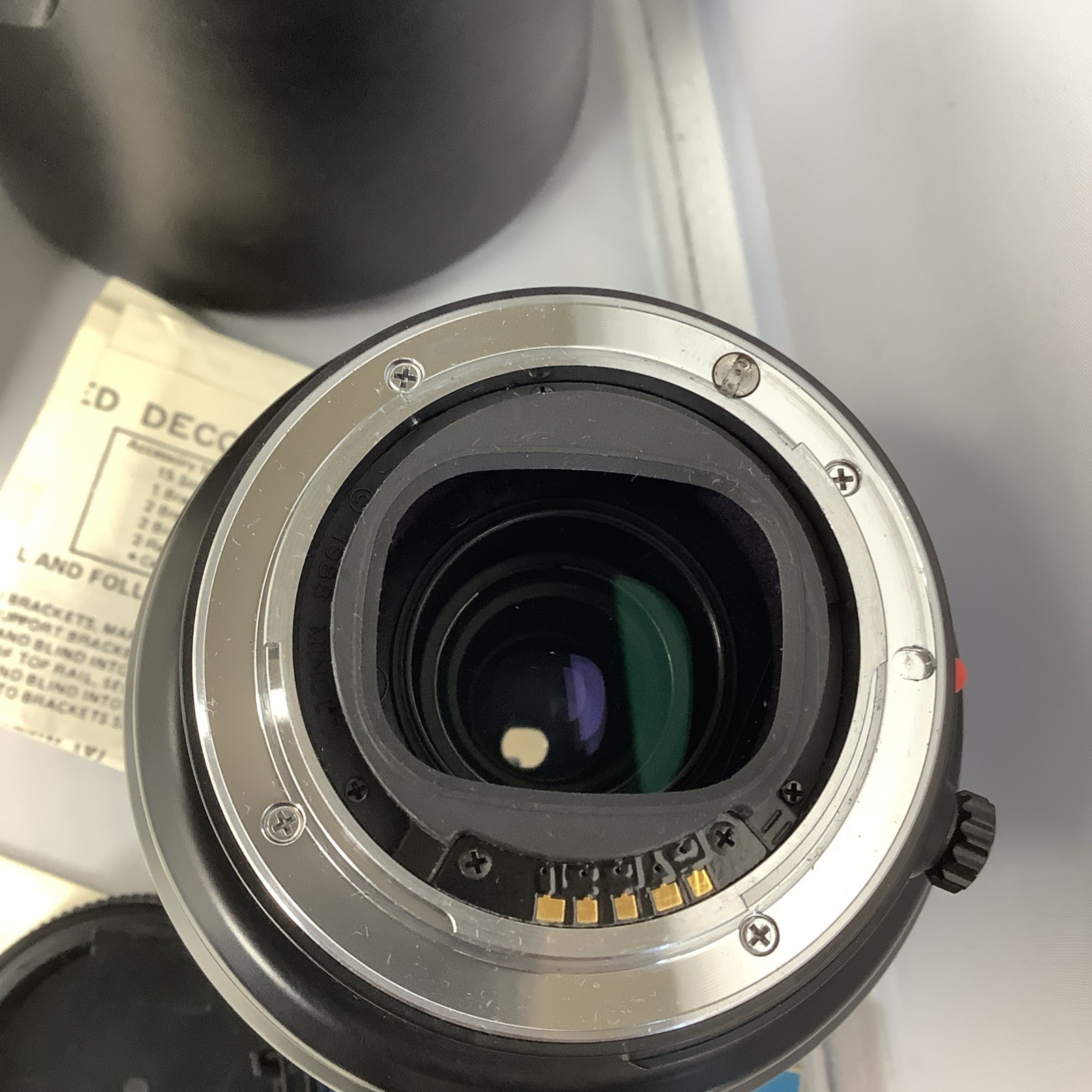 Minolta Maxxum AF Reflex 500mm f/8 Mirror w/ Case And Box And All Paperwork