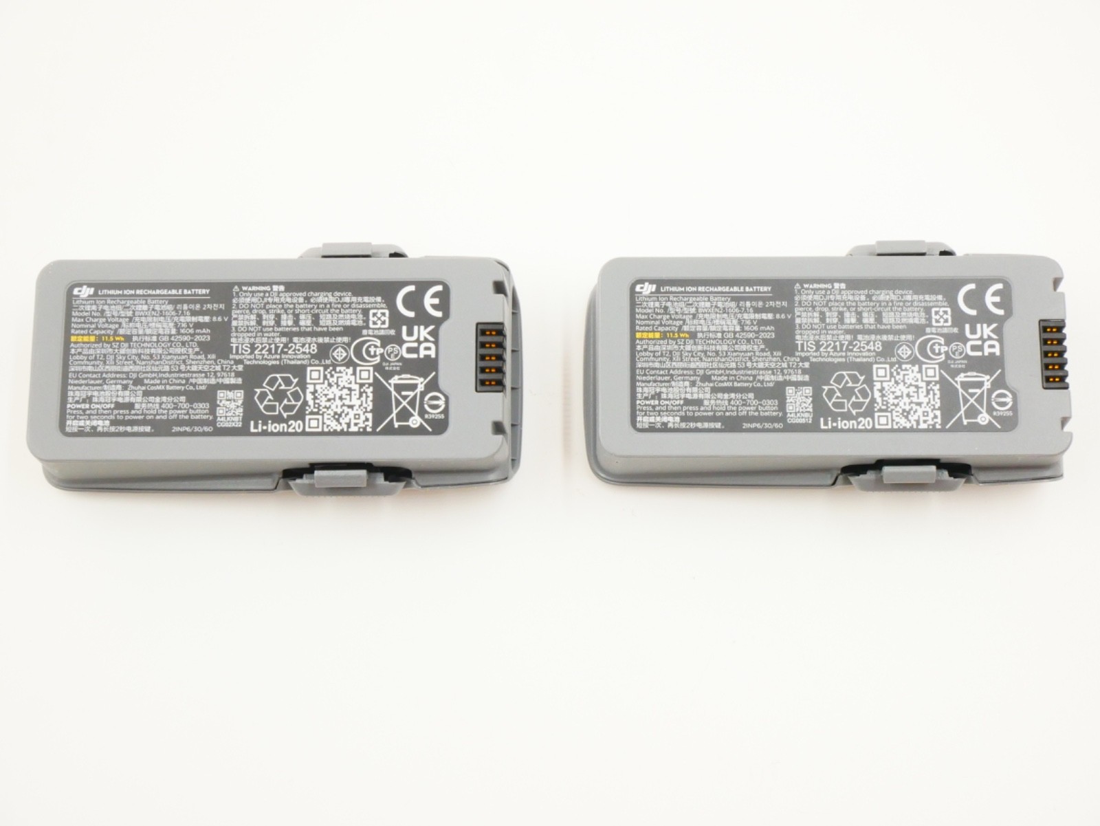 OEM DJI Neo 2 (2x Battery and Charging Hub (Charge Count – 0, 1)