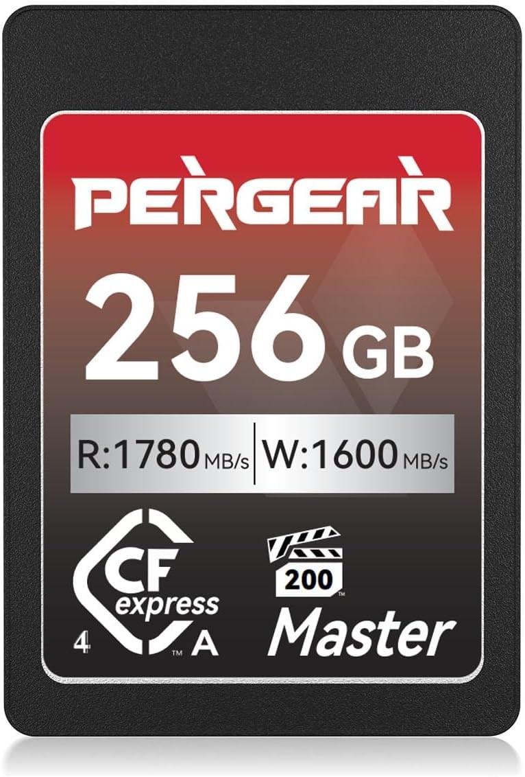 Pergear 256GB CFexpress 4.0 Type A Memory Card VPG200 for Sony Alpha &FX Cameras
