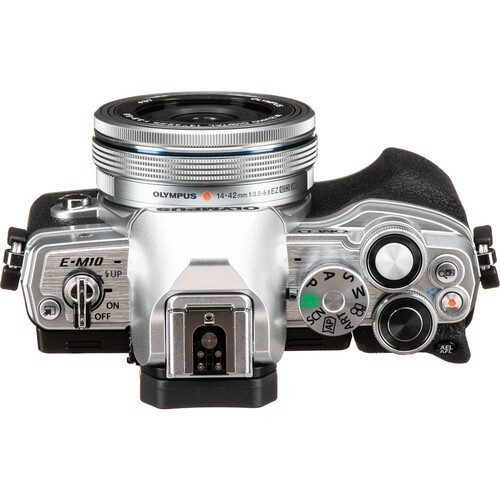 Reconditioned Olympus OM-D E-M10 Mark IV Mirrorless Camera Kit with 14-42mm Lens
