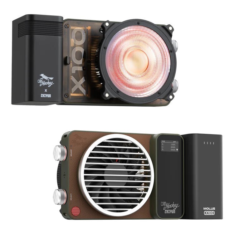 Zhiyun MOLUS X100 RGB PRO 100W Full RGB Color LED Video Light With APP Control