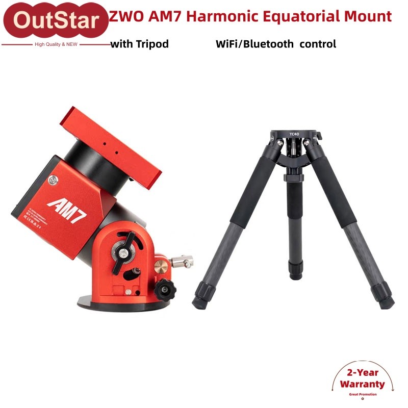 ZWO AM7 Astronomical Harmonic Equatorial Mount 300:1 Reducer with TC40 Tripod #s