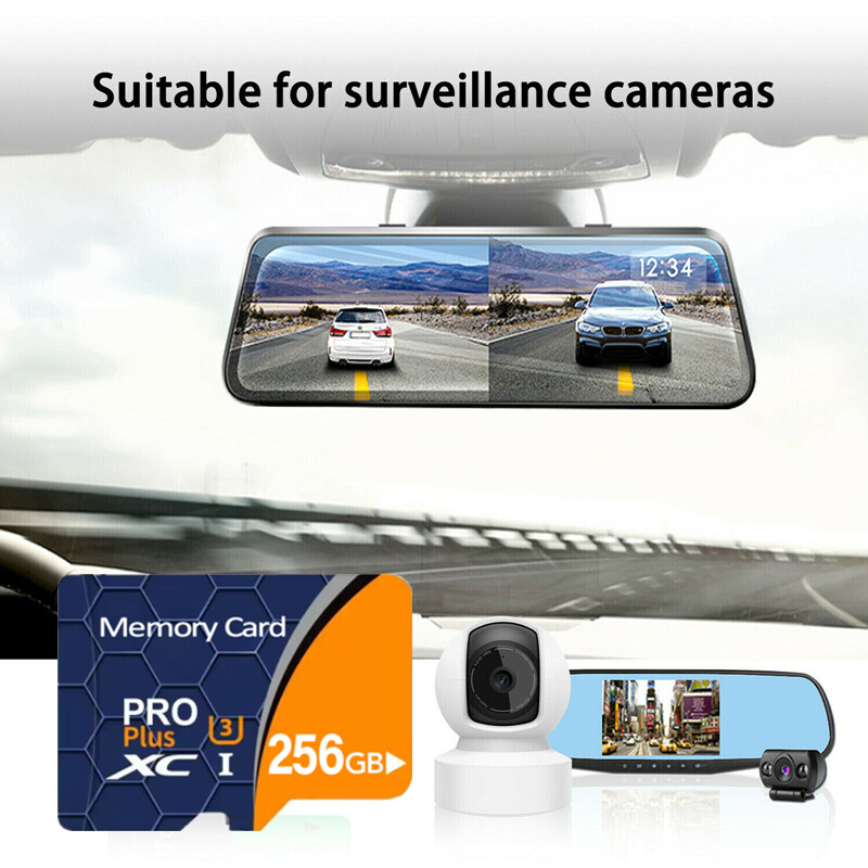 Micro SD Card Memory Card 128GB 256GB 1TB TF Card with Free Adapter High Speed