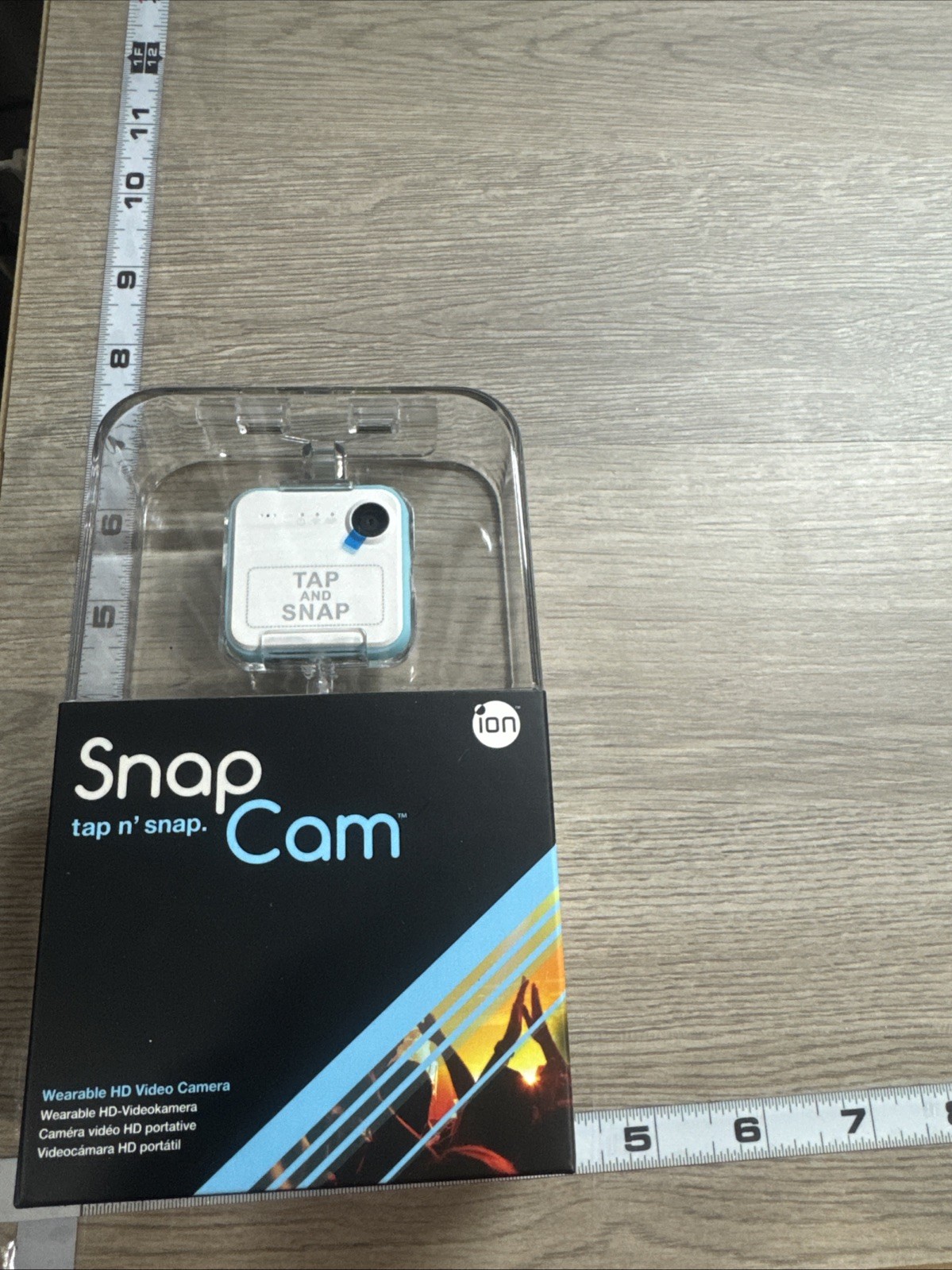 iON Camera SnapCam Wearable HD Camera with Wi-Fi and Bluetooth – White