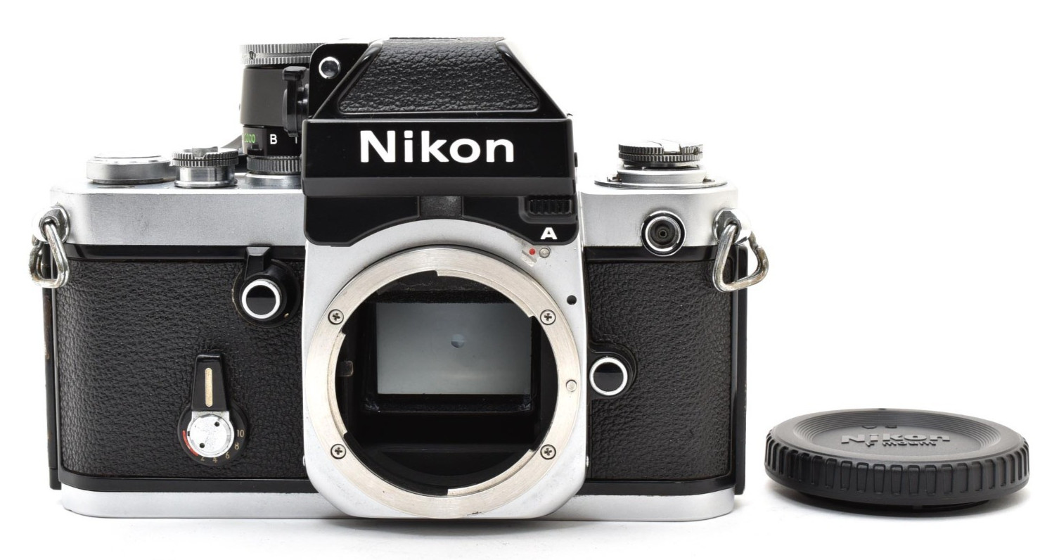 [ Excellent+5 ] Nikon F2 Photomic A DP-11 Silver 35mm SLR Film Camera From Japan