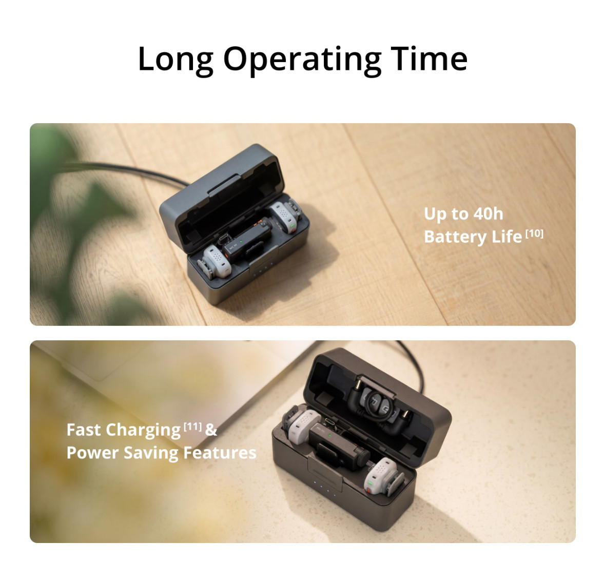 DJI Mic Mini 2S (2 TX + 1 RX + Charging Case) – 32‑Bit Float, 28h Rec, 300m