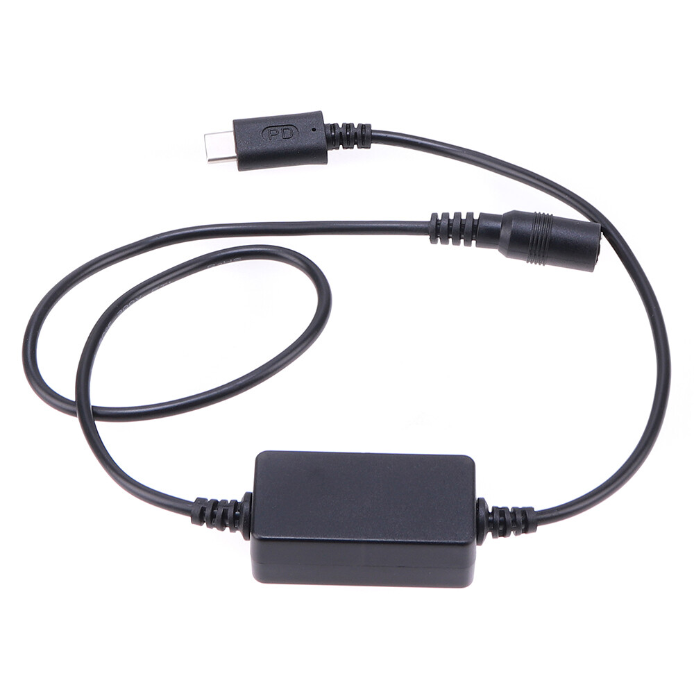 USB-C Type-C Male to DC Coupler Jack Female Power Adapter fr Power Bank Camera