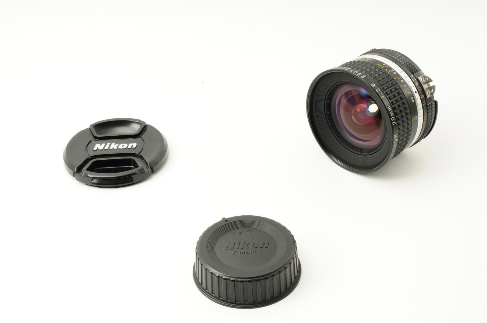 Nikon Ai-S NIKKOR 20mm f/2.8 MF Wide Angle Lens Nikon F AIS Near Mint JAPAN #27