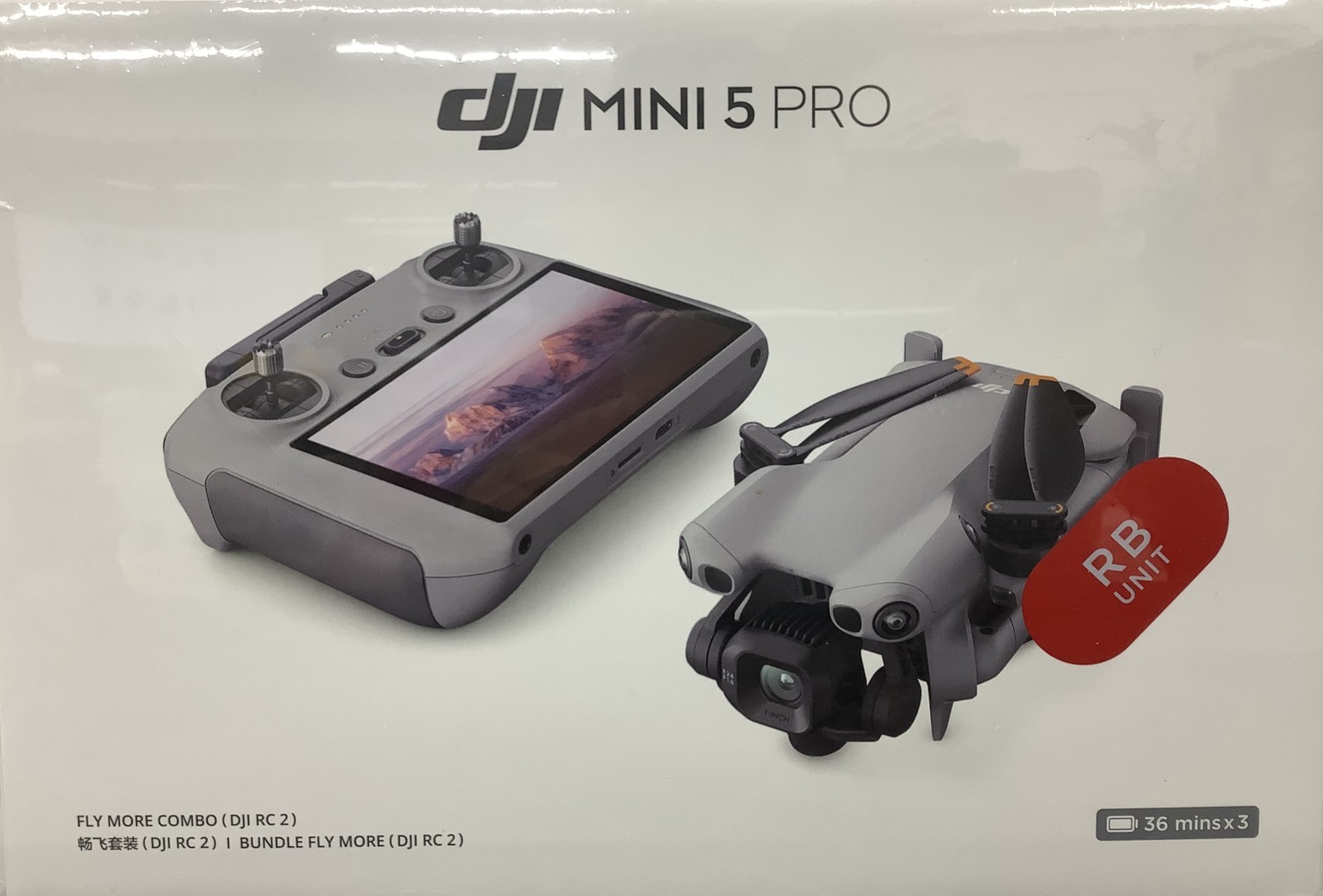 DJI Mini 5 Pro Fly More Combo 36min 3 Batteries *Refurbished*Sealed* JP Ship Now