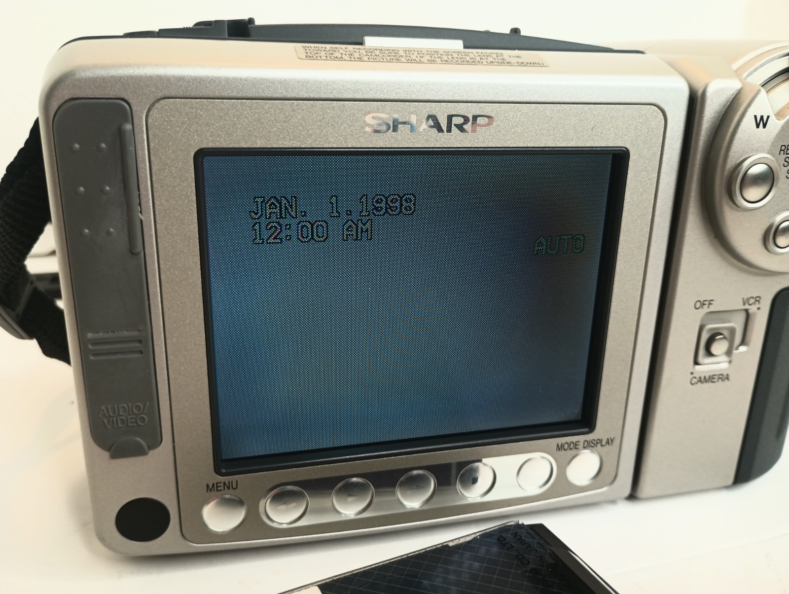 Sharp Viewcam VL-E765 8mm Video8 Camcorder Player Bundle Tested Works Wall Power