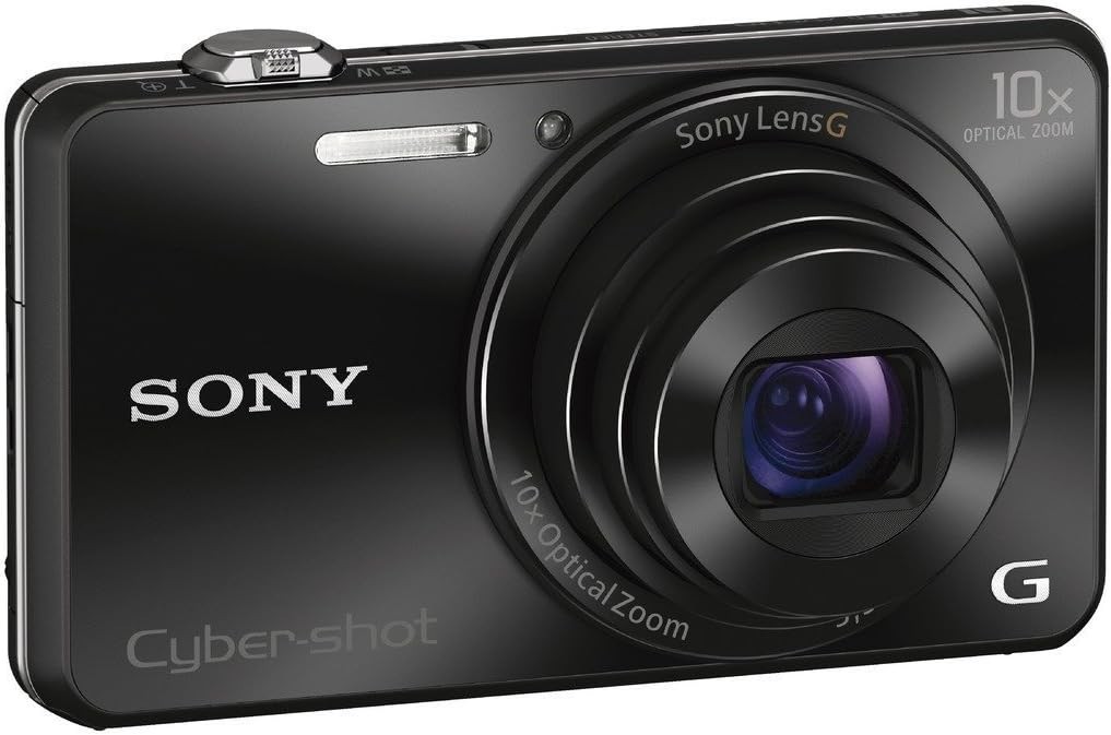 Sony Cyber-Shot DSC-WX220 Digital Camera 18.2 MP 10x Optical Zoom w/ Accessories