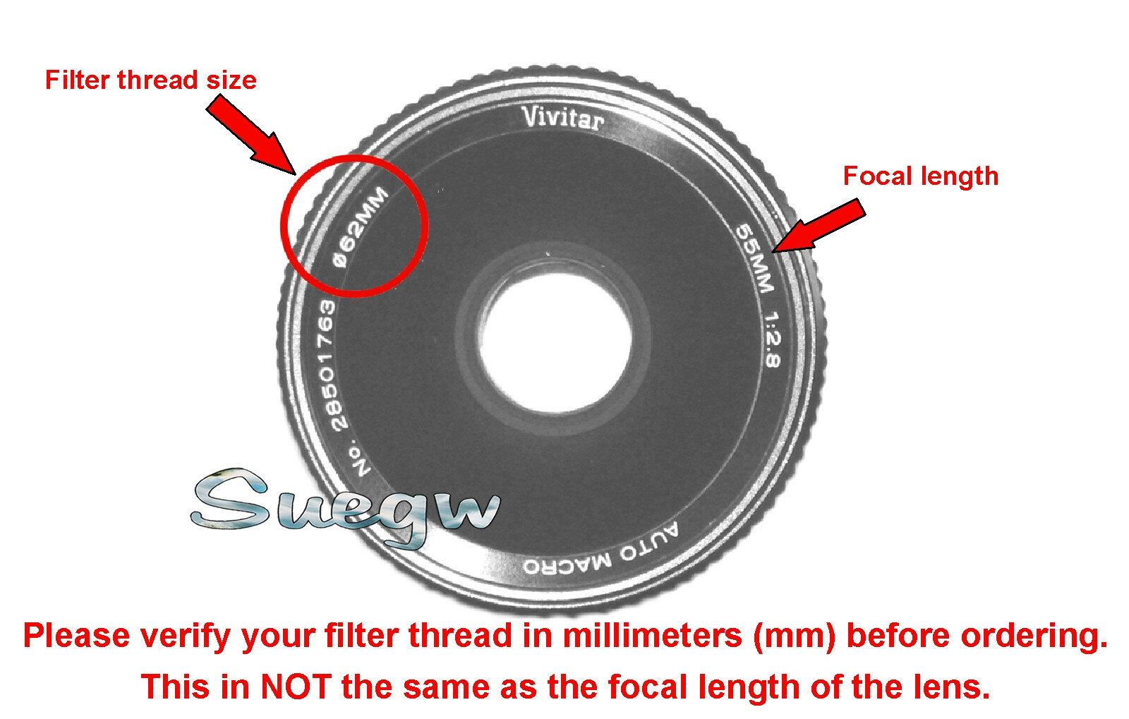 55mm Osawa Neutral Density ND 4X Lens Filter