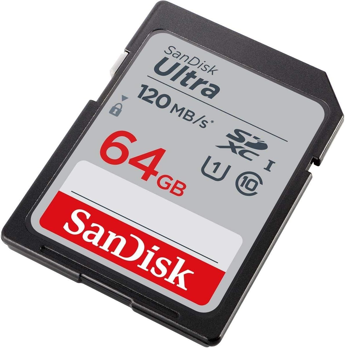 SD 64GB Ultra SDHC UHS-I / Class 10 Memory Card, Speed Up to 120MB/s