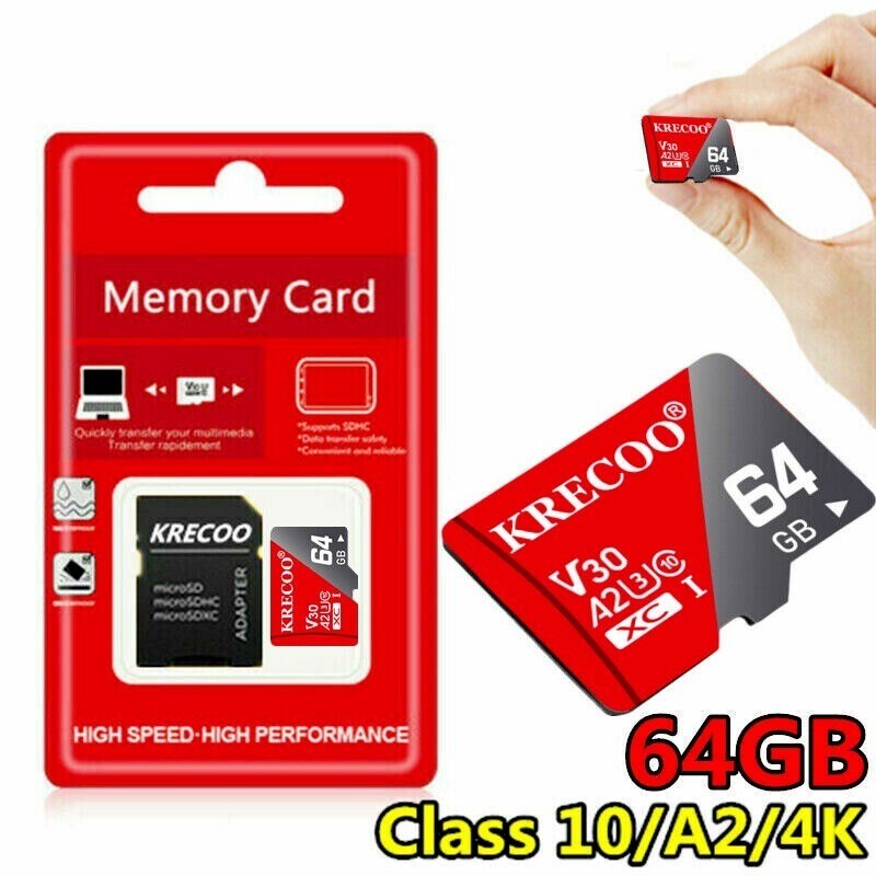 Micro SD TF Memory Card 64GB 128GB 256GB 1TB Class 10 4K for Dash Cam Tablet Lot
