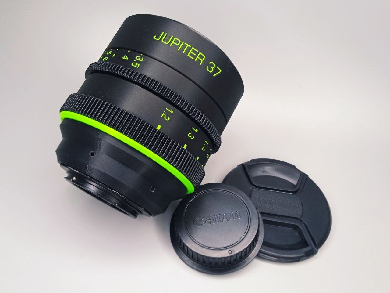 Rehouse ANAMORPHIC Jupiter-37 3.5/135 Cine Mod Vintage Lens Canon EF mount 💙💛